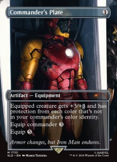 Commander's Plate Secret Lair Drop - Marvel's Art